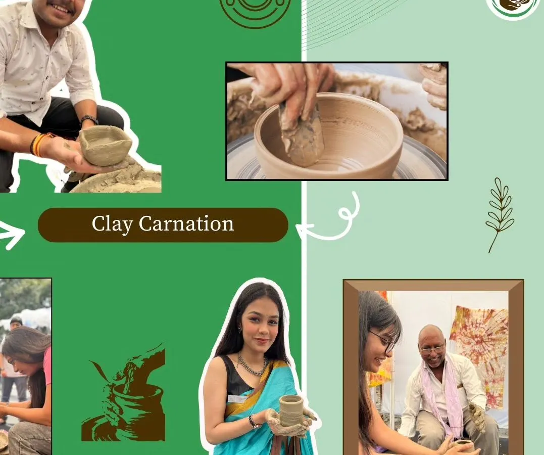 An artisan from the Potter's Colony guides a participant, sharing generations of knowledge. Our workshops are a unique opportunity to learn authentic pottery techniques firsthand, ensuring every piece you create has a story.
