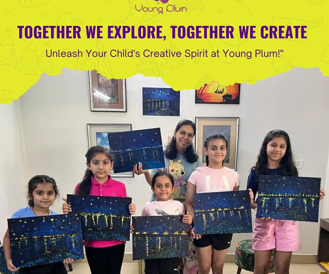Together we explore, together we create. It's so rewarding to see my students proudly display the beautiful cityscape paintings they created, each one a unique reflection of their own artistic spirit.