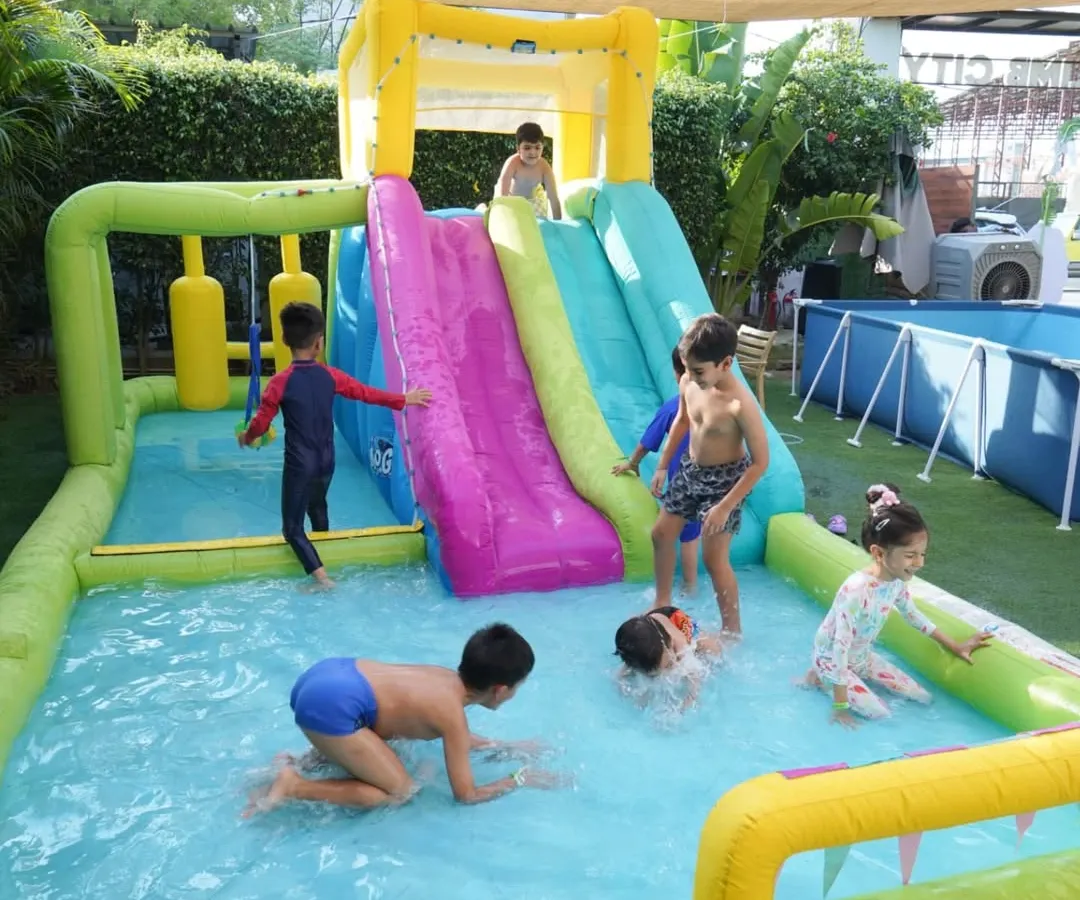 Nothing beats the summer heat like a day of splashing and sliding. Our inflatable water park is a huge hit, providing hours of safe and exciting fun for kids of all ages.