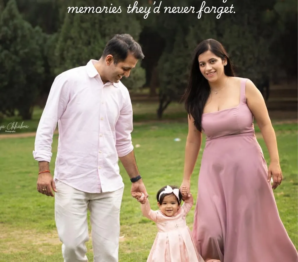 It all starts here. Two hands holding a little one, walking into a lifetime of memories. I love capturing these simple, unposed family moments during an outdoor first birthday shoot, where the connection feels as natural as the light.