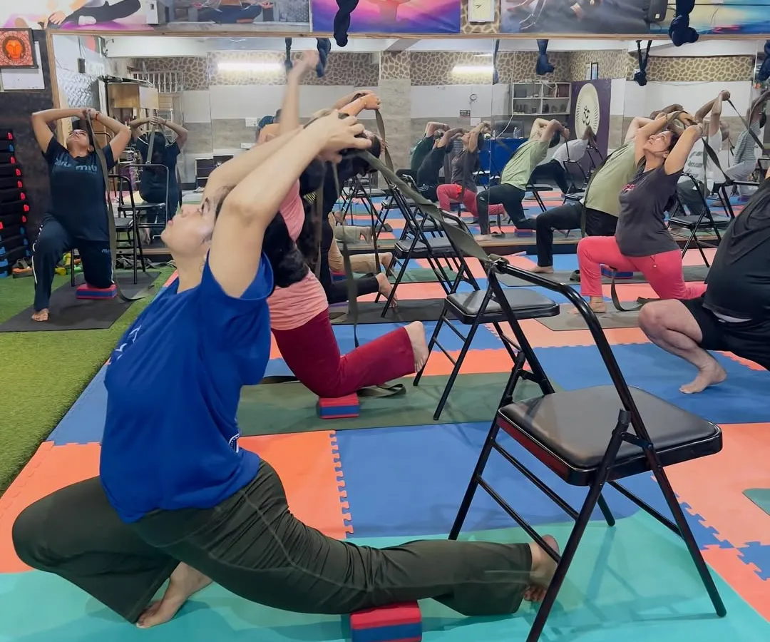 Yoga is for every body. In our chair yoga classes, we use the chair for support to make poses accessible, helping you build flexibility and confidence no matter your age or experience level.
