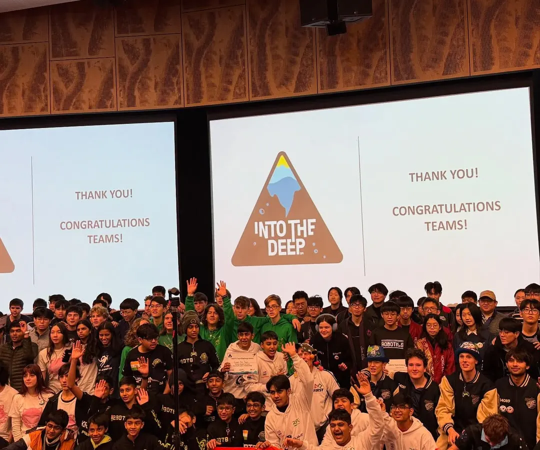 This is what victory looks like on the world stage. Our FTC Team, Gujarat Tech Titans, proudly holding the Indian flag after winning the Connect Award at the Asia Pacific Open Championship in Sydney. We consistently guide our teams to international glory.