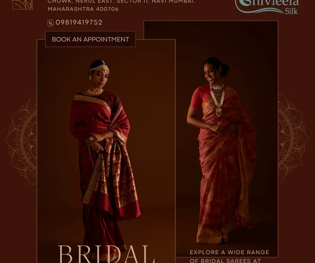 As a wedding destination store, I understand the importance of finding the perfect bridal saree. This image captures the regal elegance of my bridal edition, designed for the bride who desires a look that is both timeless and unforgettable.