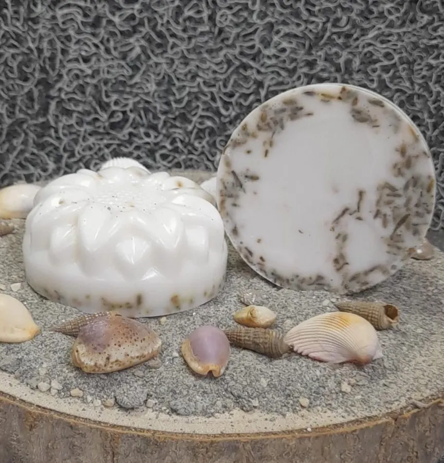 I believe in gentle care for your skin. This is one of my handcrafted botanical soaps, made with natural ingredients and designed to be a small moment of luxury in your day.