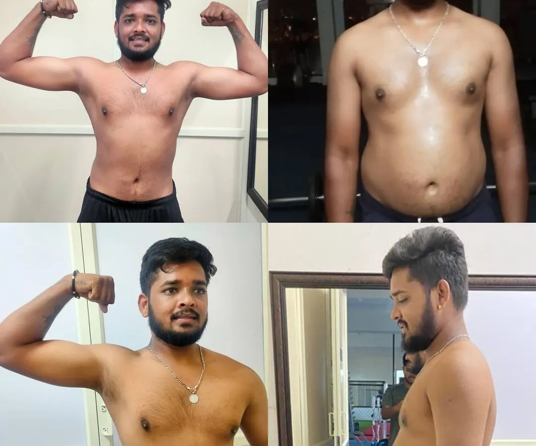 Proof that dedication pays off. This is a 30-day transformation achieved through a focused bulking and cutting cycle. With the right plan, you can see significant changes in a short amount of time.