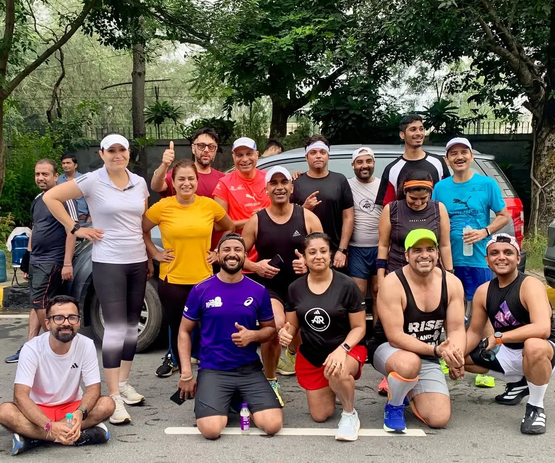 A typical Sunday with the running crew. We are a diverse group of runners of all paces, united by our love for hitting the pavement and supporting each other, one step at a time.