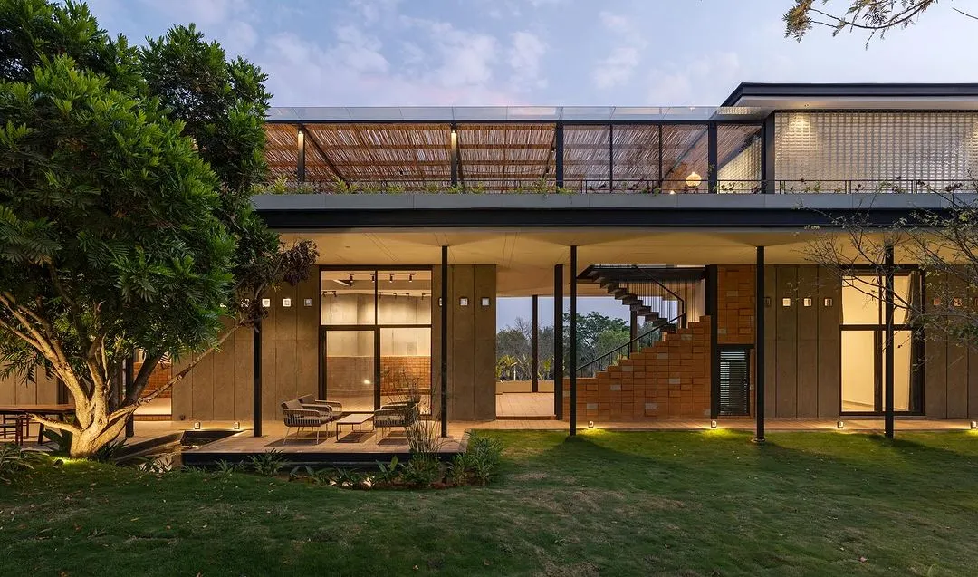 'The Earth' experience center at Nandi Hills showcases our belief in sustainable architecture. We integrate our structures with the natural landscape, using locally sourced materials and biophilic design principles to create a profound sense of place.