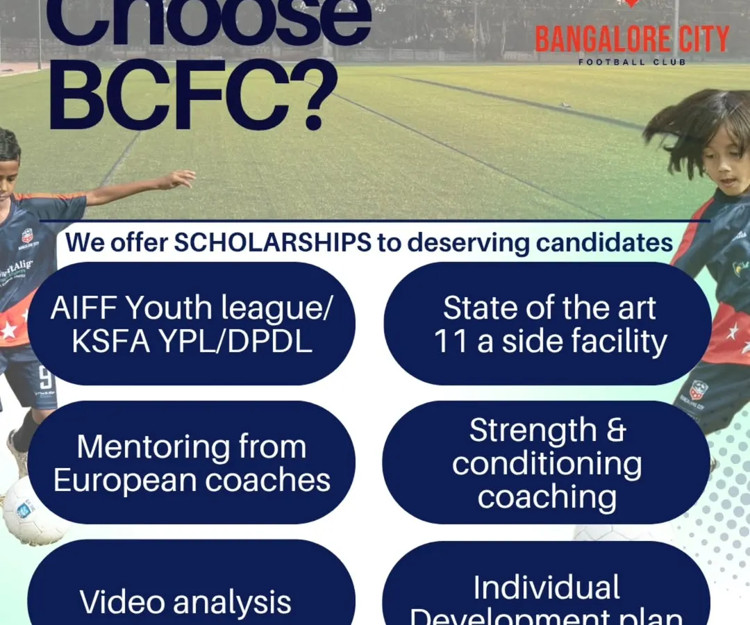 We offer a complete ecosystem for player development. From scholarships and participation in AIFF leagues to mentoring from European coaches and individual development plans, we provide a clear pathway from grassroots to professional teams.