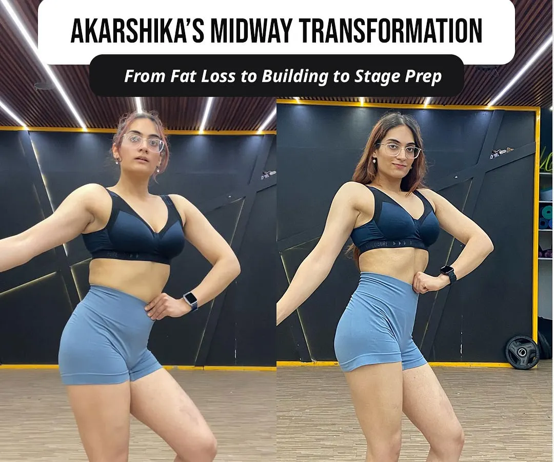 This is what a smart, sustainable transformation looks like. My client Akarshika didn't just lose fat; she went through a dedicated building phase to improve her physique before starting her stage prep. This patient approach is key to bringing a stronger, more defined look to the stage.