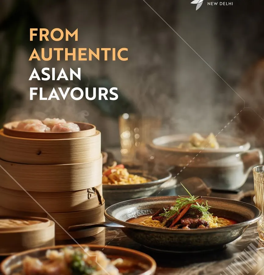 This is what I mean by a global journey on a plate. Here, a steaming bamboo basket of authentic Asian dim sum is served alongside flavourful noodle bowls, showcasing the fresh ingredients and traditional cooking techniques you can expect at my Pan-Asian restaurants.