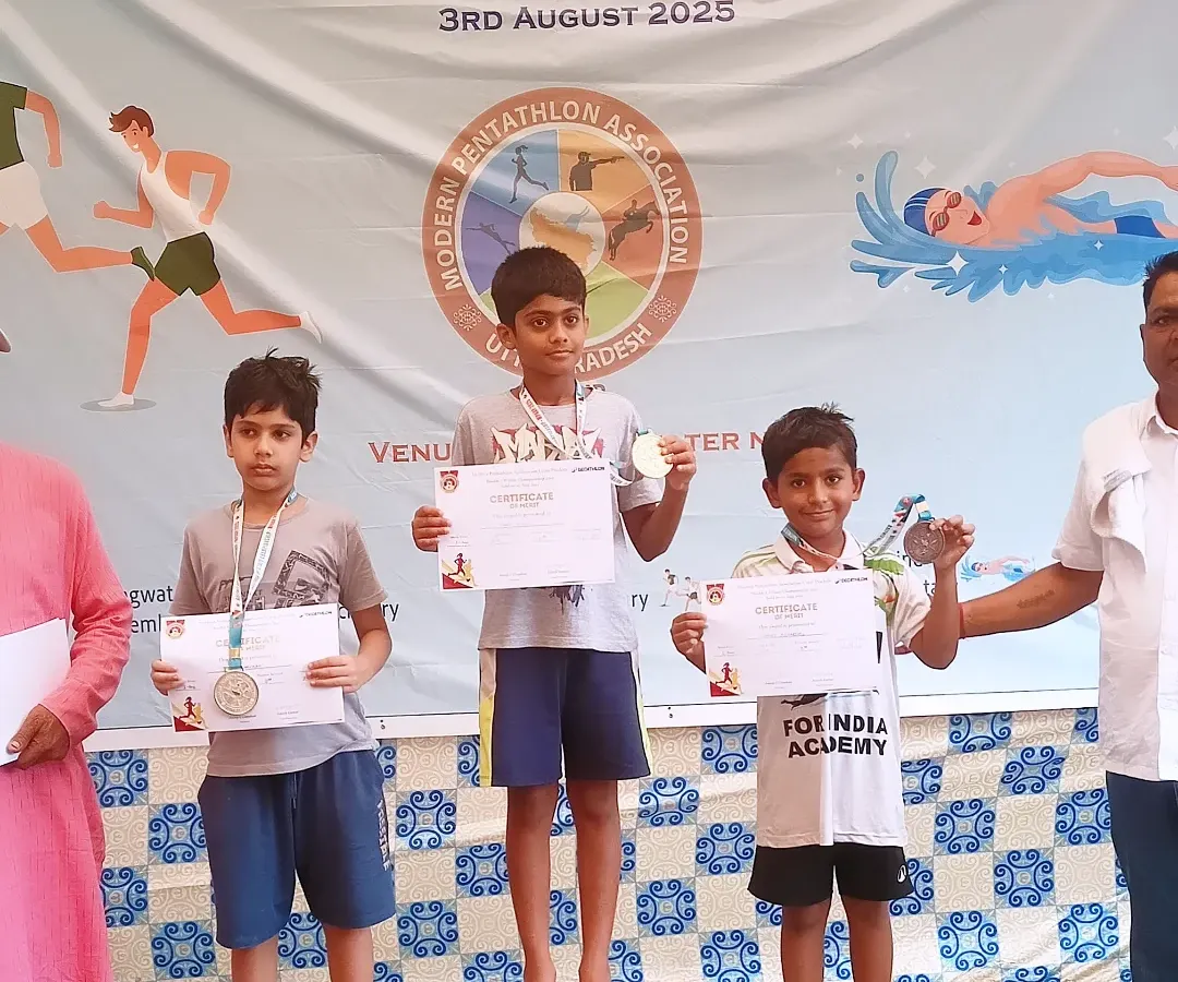 From the pool to the podium. I am incredibly proud of our young warriors, Shrey and Tejas, securing Silver and Bronze medals. This is proof that consistent hard work and grit are the true ingredients of a champion.