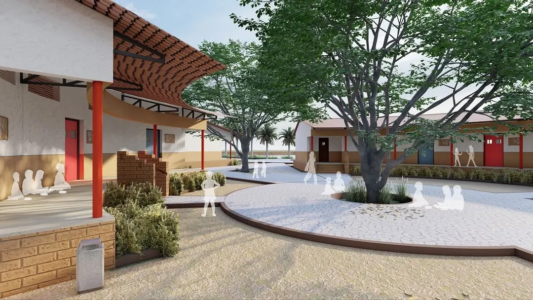 Here, we focused on the flow between buildings, creating a central courtyard that serves as a hub for student activity and community. Our designs prioritize natural light and functional layouts to create a positive and engaging atmosphere.