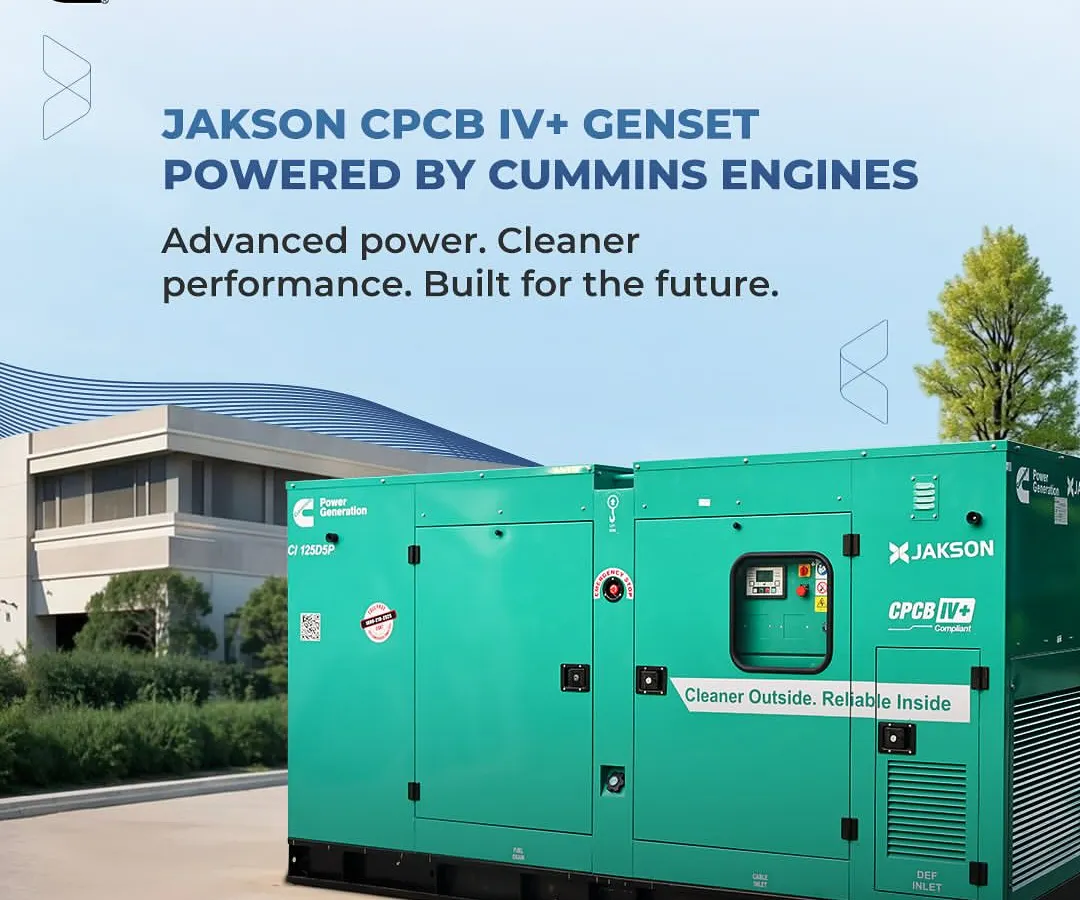 This is our CPCB IV+ compliant genset, a testament to advanced power and cleaner performance. Powered by Cummins engines, these units are built for the future, delivering reliable backup energy while adhering to the latest environmental norms, making them ideal for any setting.
