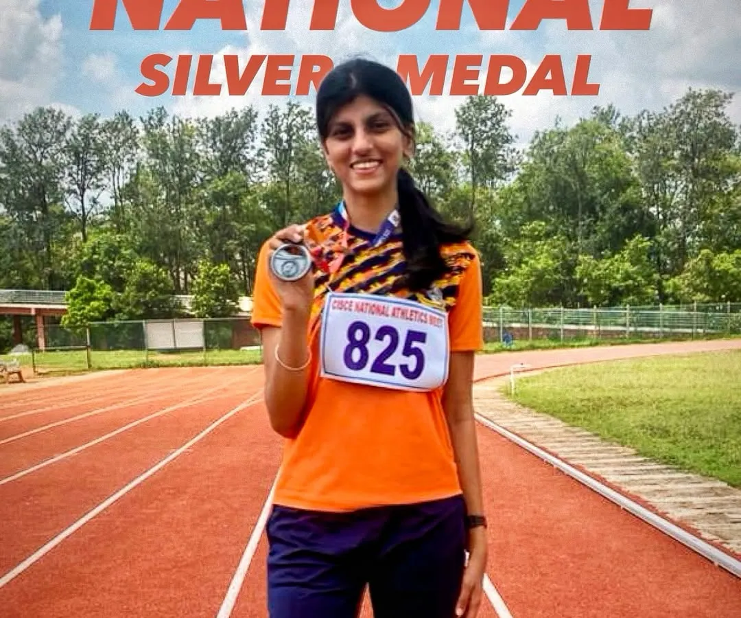 This is what hard work looks like. I am so proud of our athlete Sarah for clinching a National Silver Medal in the 4x100m relay. This is a testament to her dedication and speed.