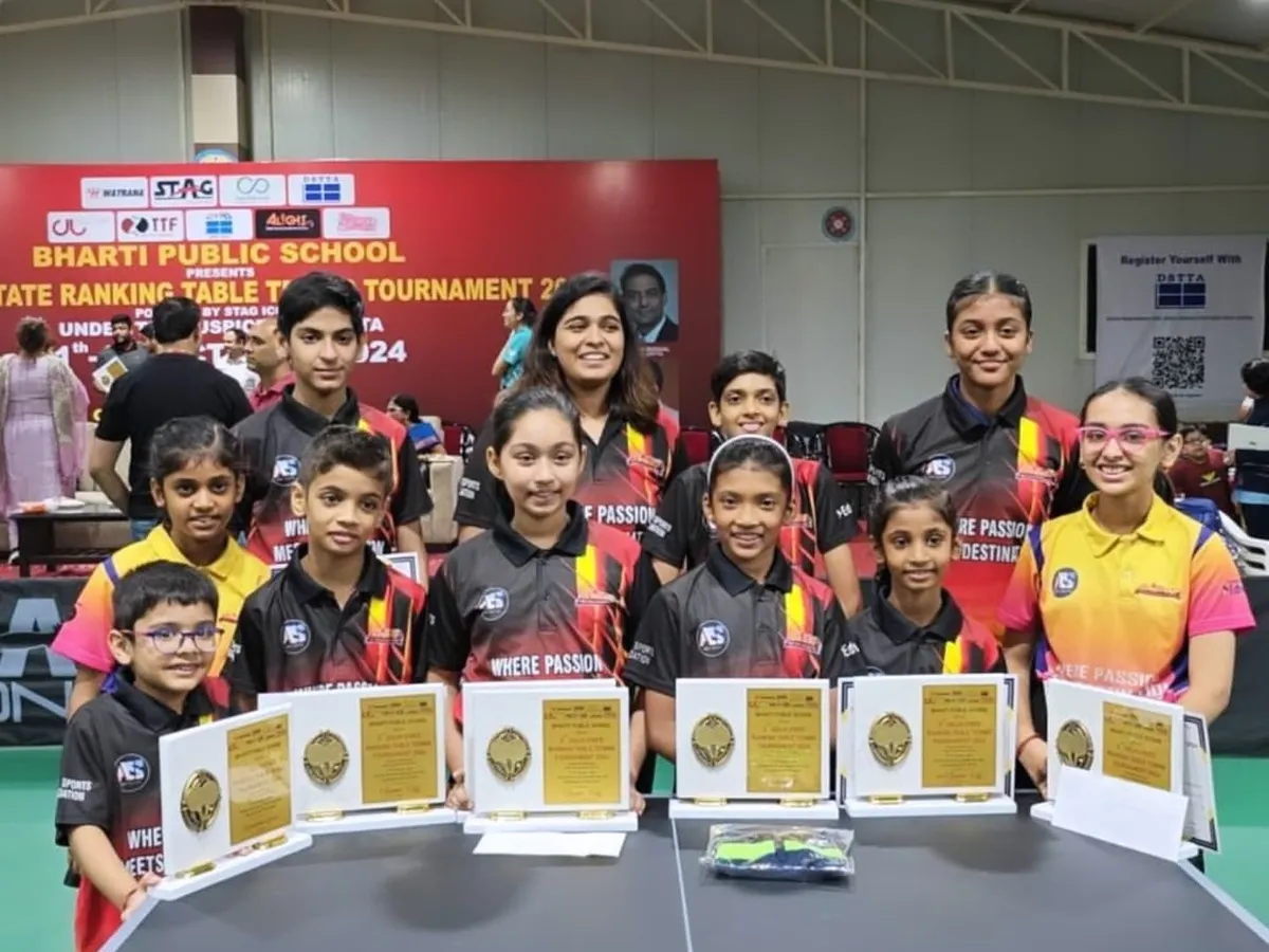 A proud moment with my Alightians after their fantastic performance at the Delhi State Ranking Tournament. Seeing them with their trophies is what it's all about.