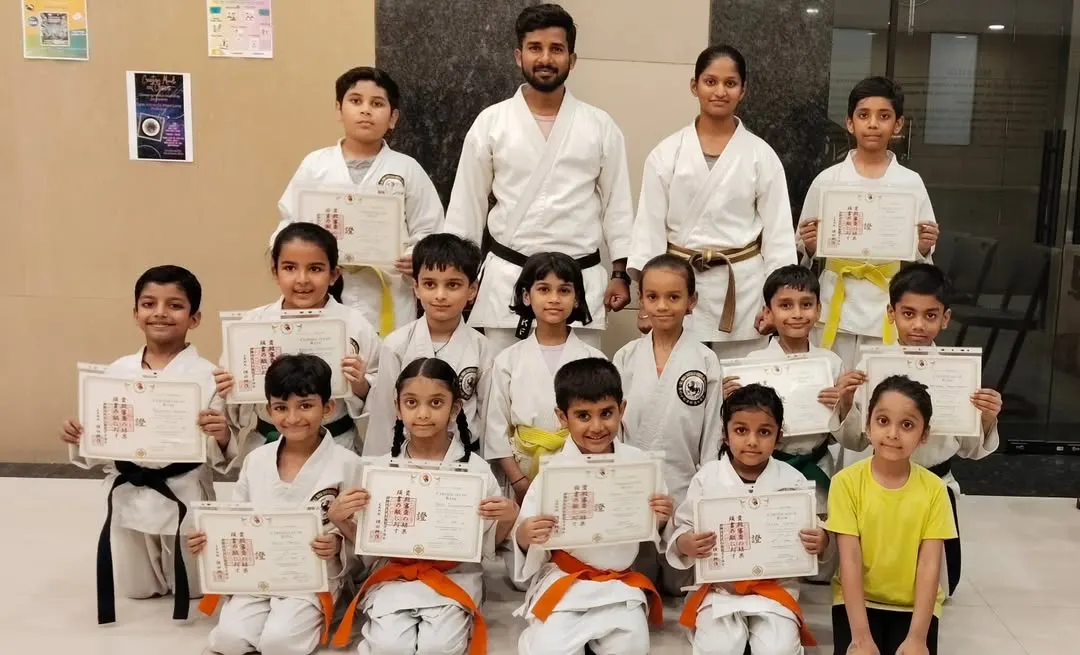 I am incredibly proud of my young students after a successful belt grading. Seeing their happy faces with their new belts and certificates is the greatest reward. My classes for kids focus on building discipline and confidence from an early age.