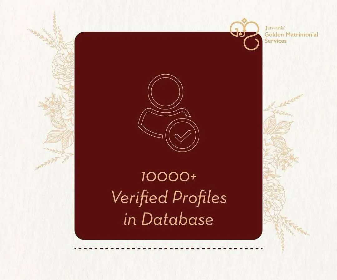 Your perfect match is waiting in our extensive and exclusive network. With over 10,000 verified profiles, I ensure that you are introduced to genuine individuals who share your values and aspirations for a lifelong partnership.