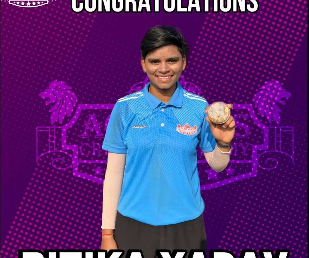 We are incredibly proud of our student Ritika Yadav for her selection to the Mumbai Under-19 Women's Cricket Team. Her hard work and dedication are an inspiration, reflecting the high standards and competitive success we foster at our academy.