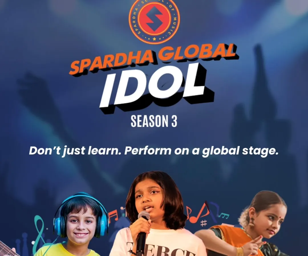 Introducing Spardha Global Idol, our exclusive international competition. We created this platform so our students, whether they sing, dance, or play an instrument, have a real global stage to showcase their hard work and talent.