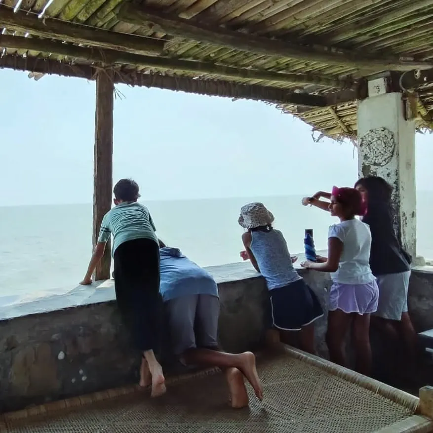 We believe the world itself offers the greatest lessons. Here, children gaze out at the vastness of the ocean on a trip to the Gulf of Mannar. In these moments of quiet observation, a deep connection with our marvellous planet is forged, sparking questions that guide our learning for weeks to come.