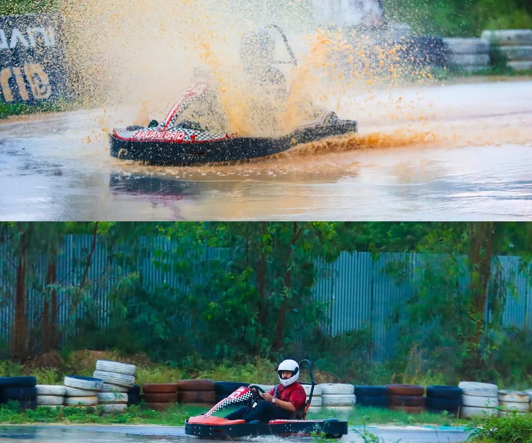 Think a little rain stops the fun? Think again. Hitting the track when it's wet is a whole different level of thrill, testing your skill with every slide and drift.