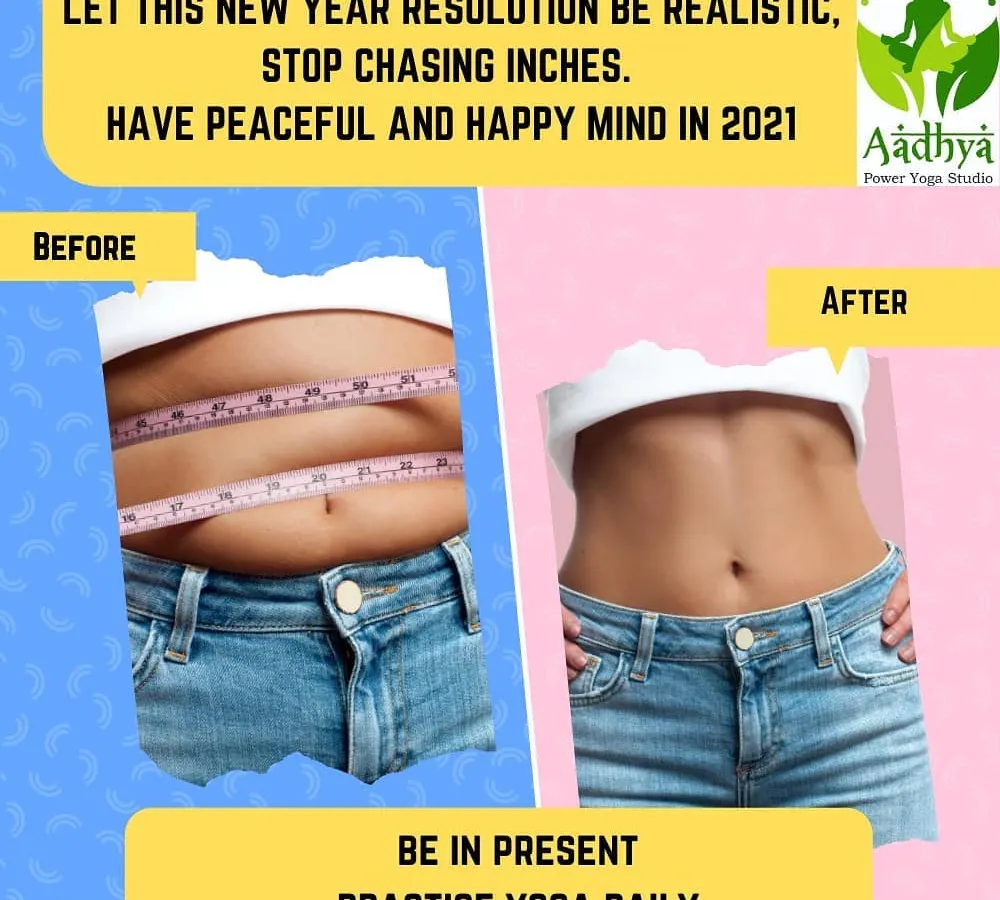 The journey to a healthier you is about consistency, not just chasing inches. This before and after shows the real results possible with daily yoga practice, leading to a stronger core and a more peaceful mind.