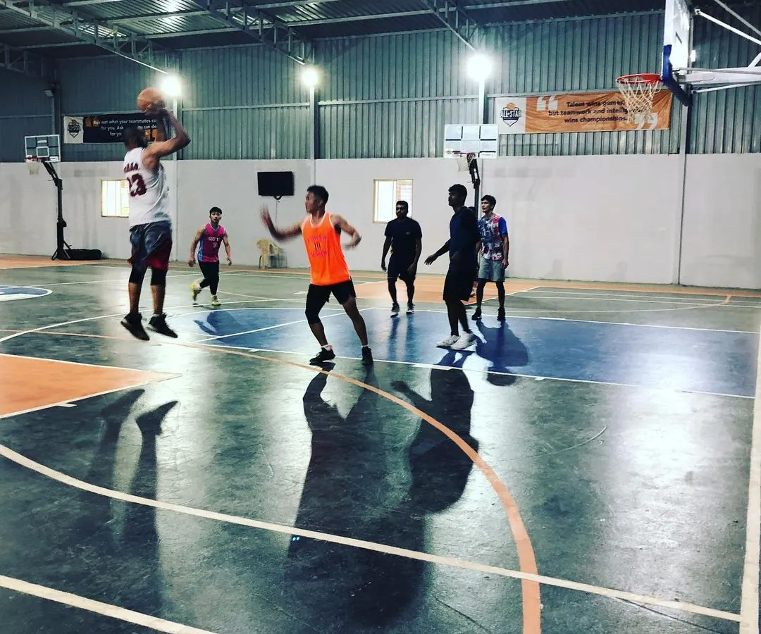 Feel the energy of the game. We love seeing players give their all on our court, whether it's a friendly pickup game or intense practice.