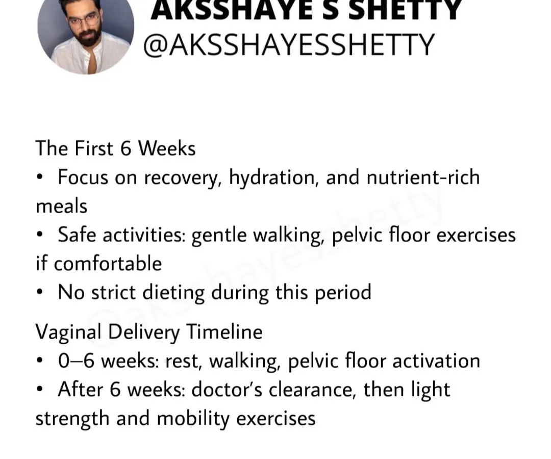 Knowing when to safely return to exercise after childbirth is crucial. This guide provides a clear timeline for the first 6 weeks postpartum, with specific advice for mothers who have had a vaginal delivery, focusing on rest, gentle walking, and pelvic floor activation before progressing to strength training.