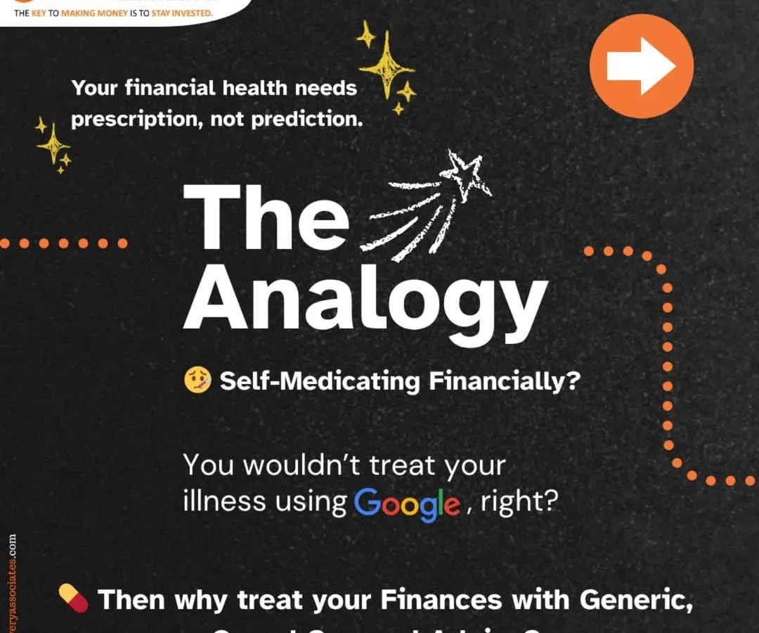 Your financial health requires a precise prescription, not a vague prediction from a website. I approach your finances like a doctor, conducting a thorough health check before recommending a custom-made plan for your family's well-being.