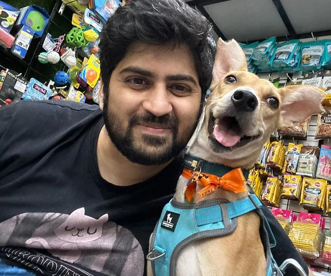 This is the moment it's all for. Maria, one of our smart and loving Indies, sharing a happy moment with her foster parent. We believe there's a perfect match for every dog and every person, and we work hard to make these connections happen.
