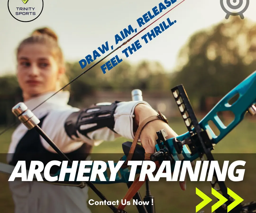We guide you through every step of the process: draw, aim, and release. This image captures a student at the point of full concentration, using a modern sighted recurve bow to perfect her form. Our coaching focuses on building this steady technique and mental focus, which are the true keys to hitting the target consistently.