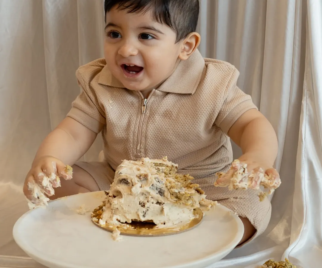 Let them eat cake! A first birthday cake smash is a celebration of pure, messy joy. I love capturing the delightful chaos and the priceless expressions as your little one dives into their first taste of birthday sweetness.