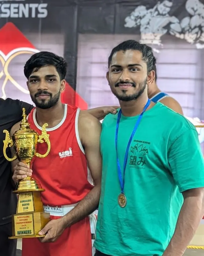 This is the result of all that hard work. I couldn't be prouder of my fighters bringing home the gold and silver. This trophy represents countless hours of dedication in the gym.