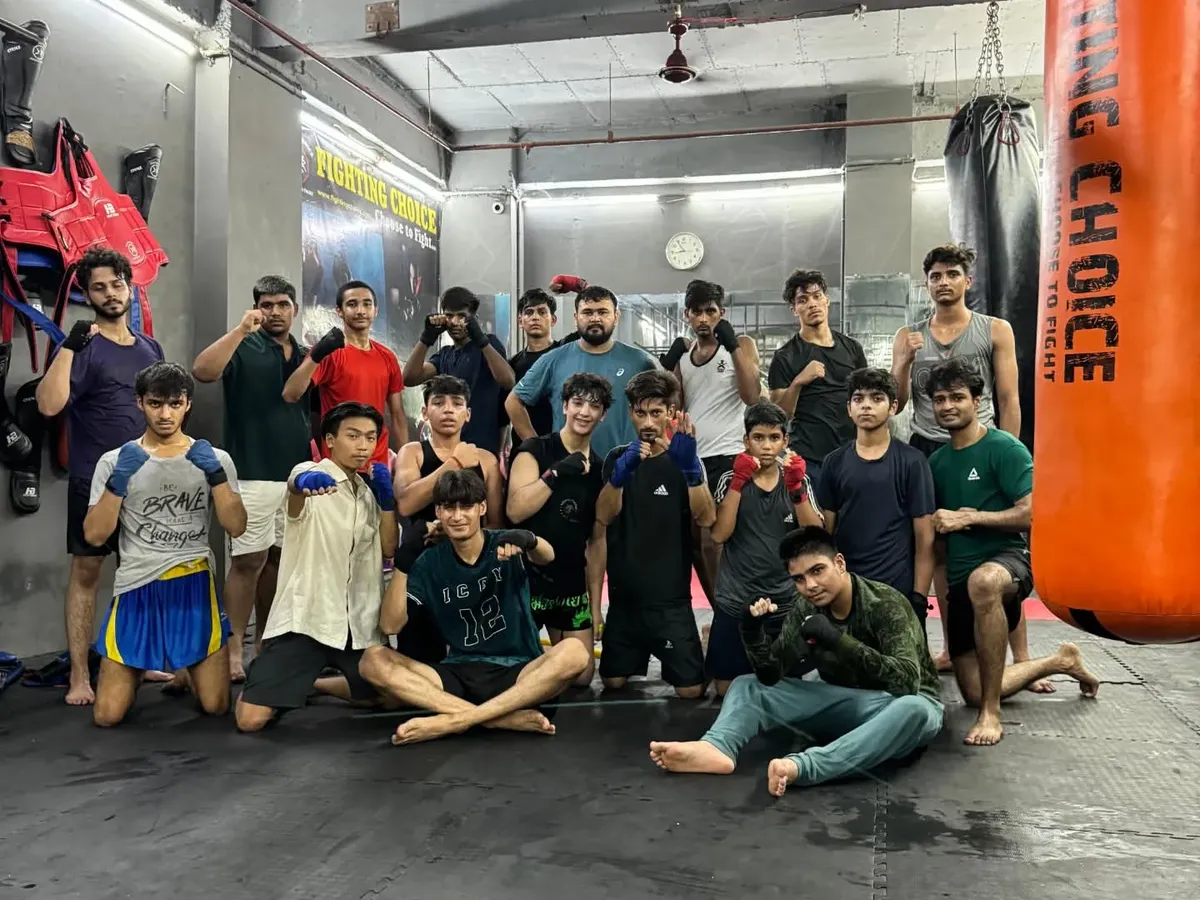 The sweat, the struggle, the team. This is our family after a tough evening session, stronger together. We push each other to be better every single day.