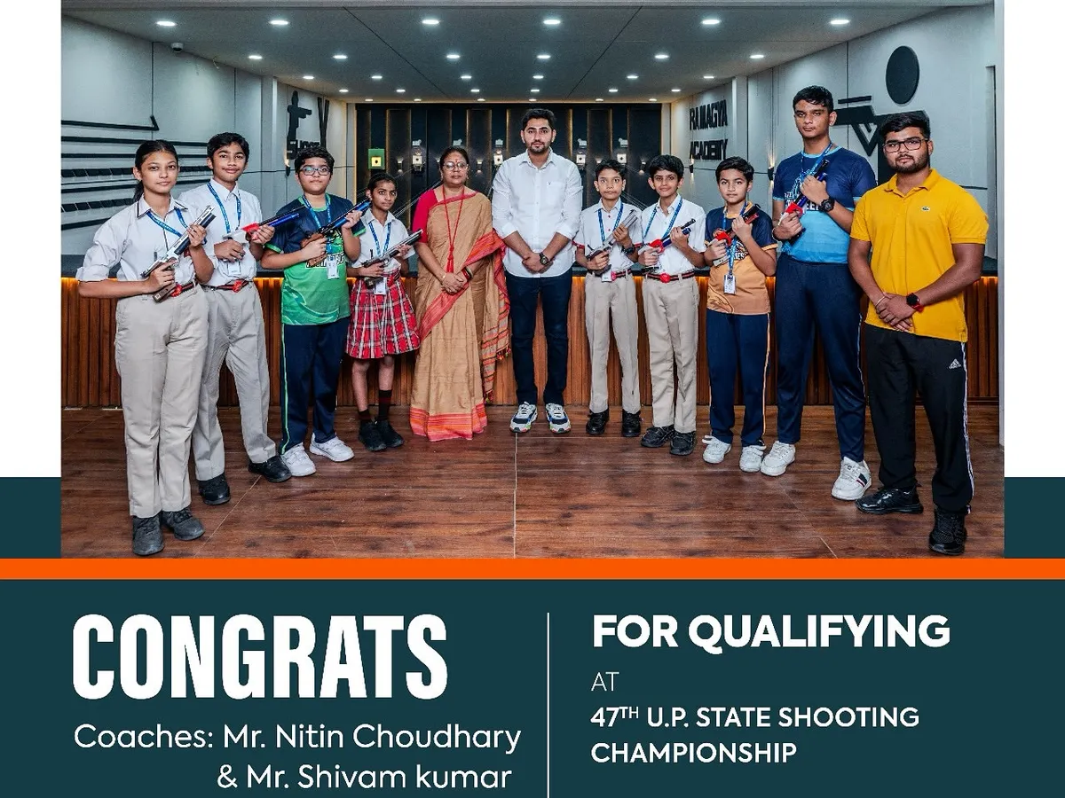 We are incredibly proud of our young champions from Ramagya School who qualified for the 47th U.P. State Shooting Championship. Our coaching is designed to turn potential into podium finishes, and their success is a testament to our shared dedication.