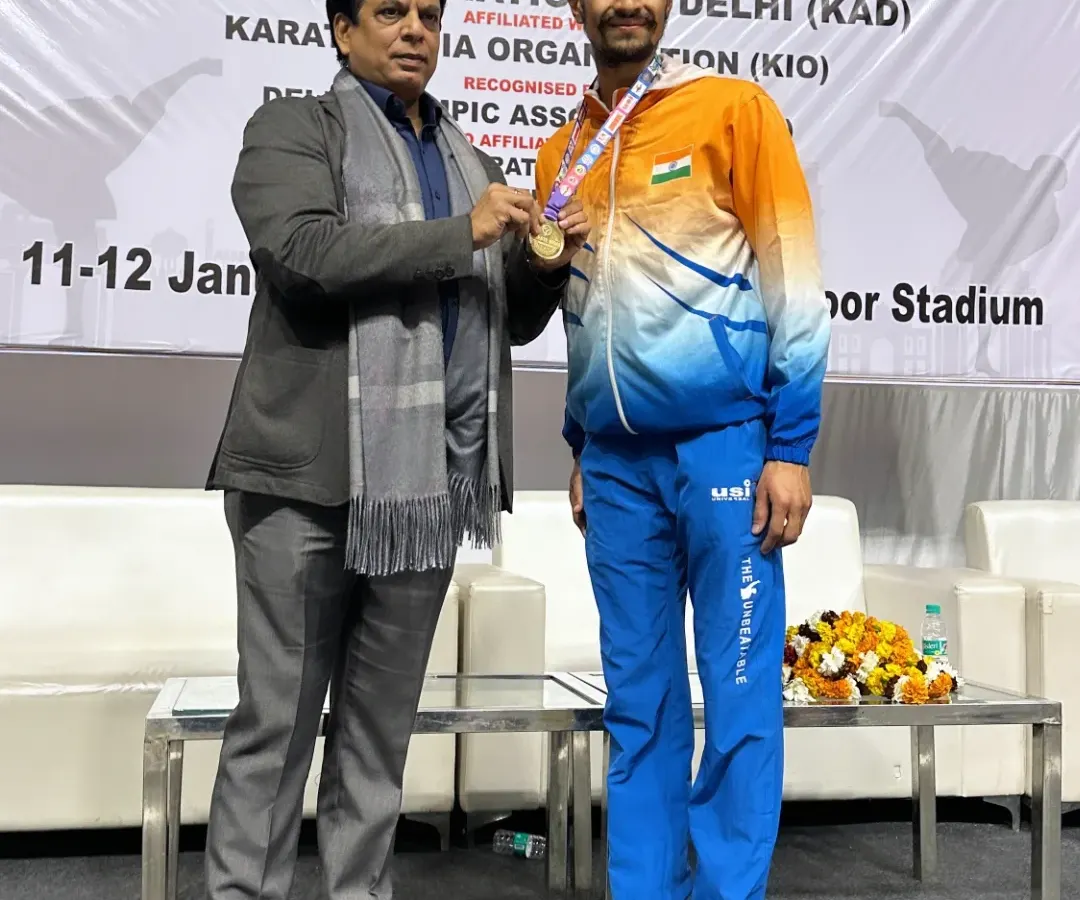 This is the feeling I train my students to chase. Winning the Gold at the Delhi State Karate Championship 2025 wasn't just a personal victory; it's proof that my methods create champions.