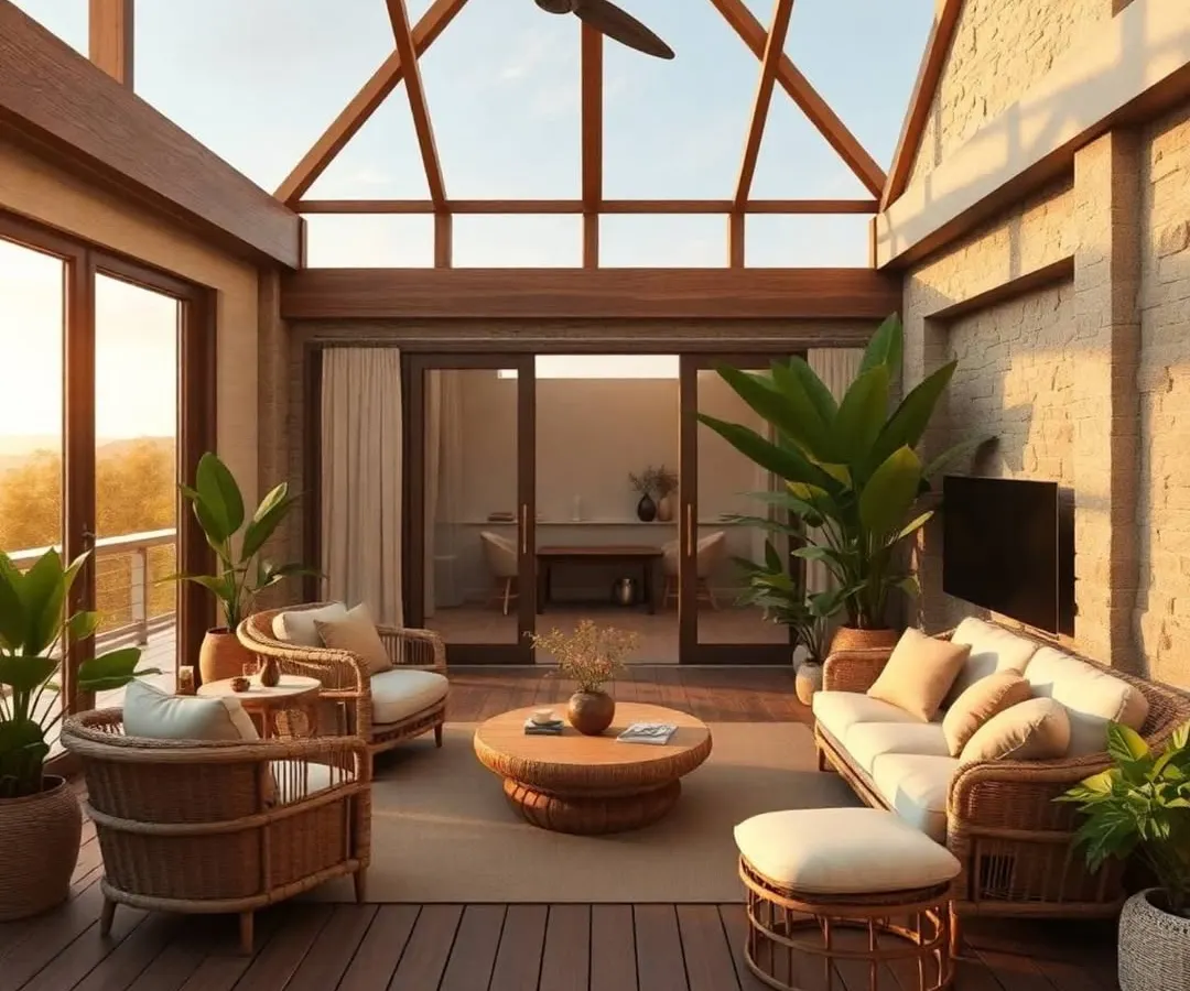 This is what we mean by bringing the outdoors in. Our glasshouse designs are a perfect blend of architecture and nature, creating a sun-drenched, all-weather living space filled with warmth and elegance.