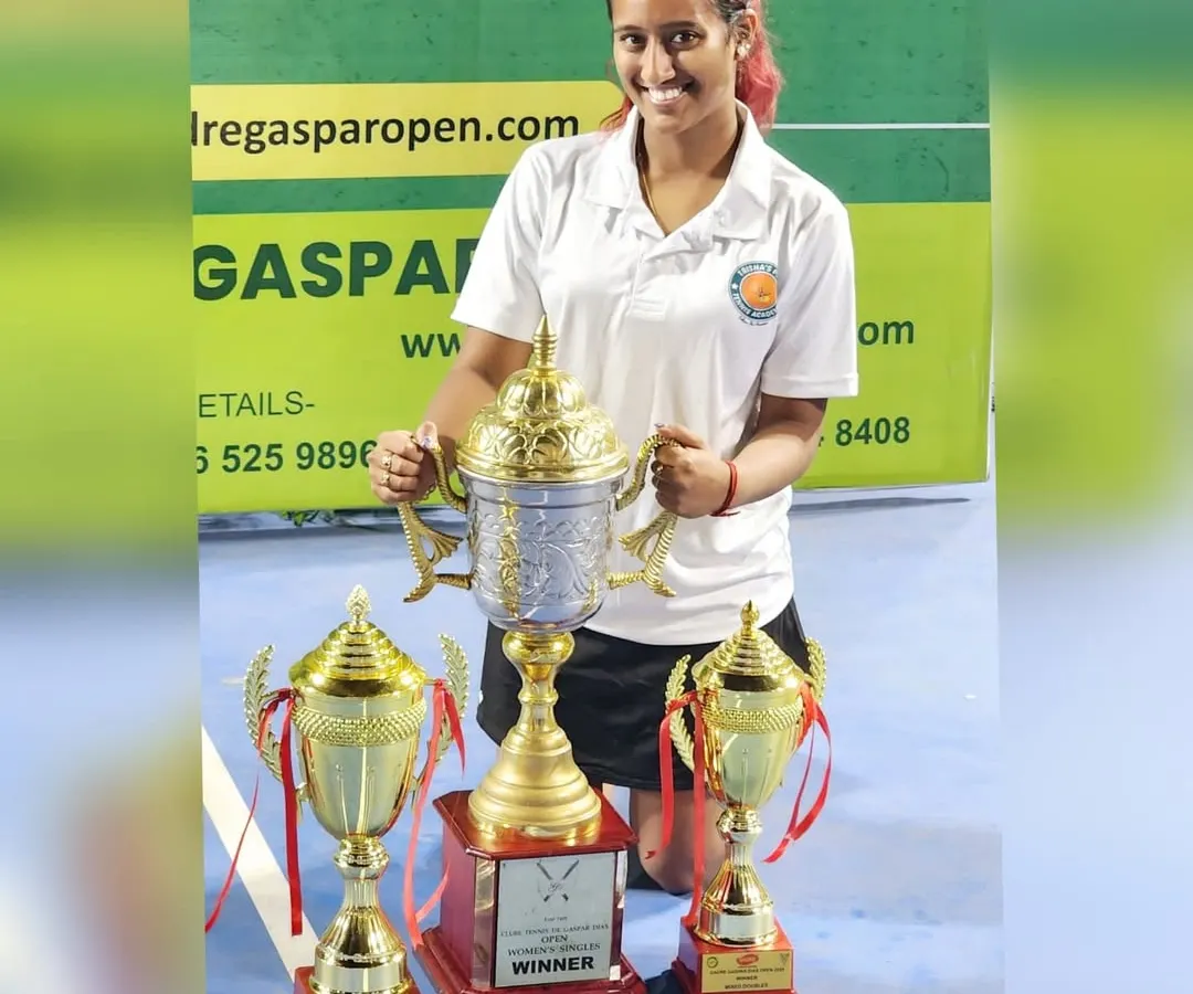 Winning is a mindset. Here I am celebrating my victories in both the Singles and Mixed Doubles categories at the Gadre Gaspar Dias 2025 tournament. I teach my students the same dedication and resilience it takes to become a champion.