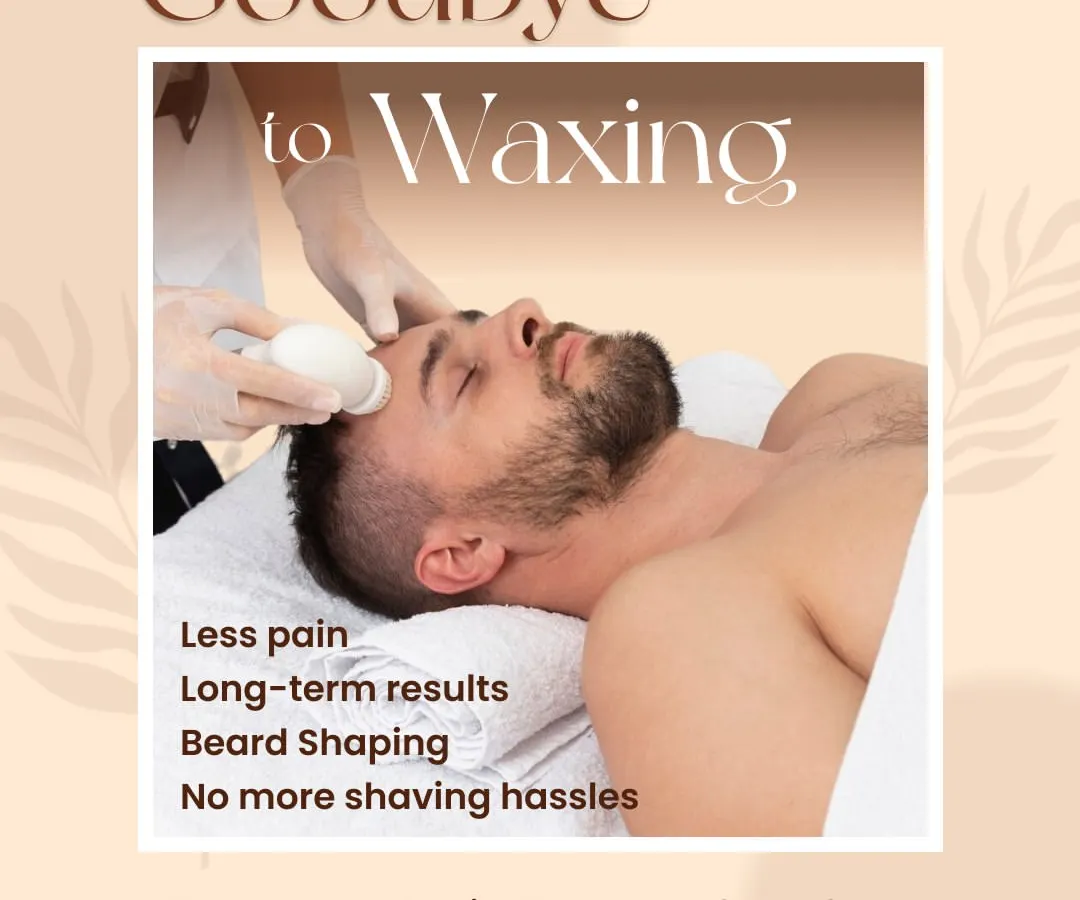 For my male clients, constant shaving and waxing for beard shaping can lead to irritation. I use precise laser technology to create clean beard lines and permanently reduce unwanted hair, which is a long term solution for a sharp, well groomed look.