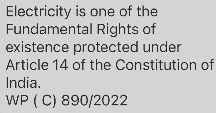 Access to essential services like electricity is not a privilege, it is a fundamental right protected under the Constitution of India. If your utilities are disconnected without proper cause or notice, it may constitute a serious violation. We are prepared to address such matters, even at a constitutional level, to protect your basic rights.