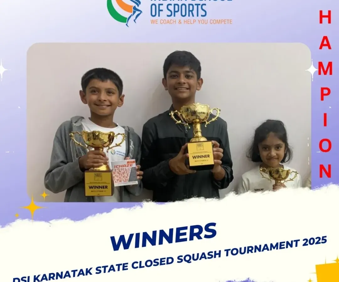 Results speak for themselves. I am incredibly proud to see my junior players, like these champions from the DSI Karnataka State Closed Squash Tournament, achieve their goals through hard work and dedication.