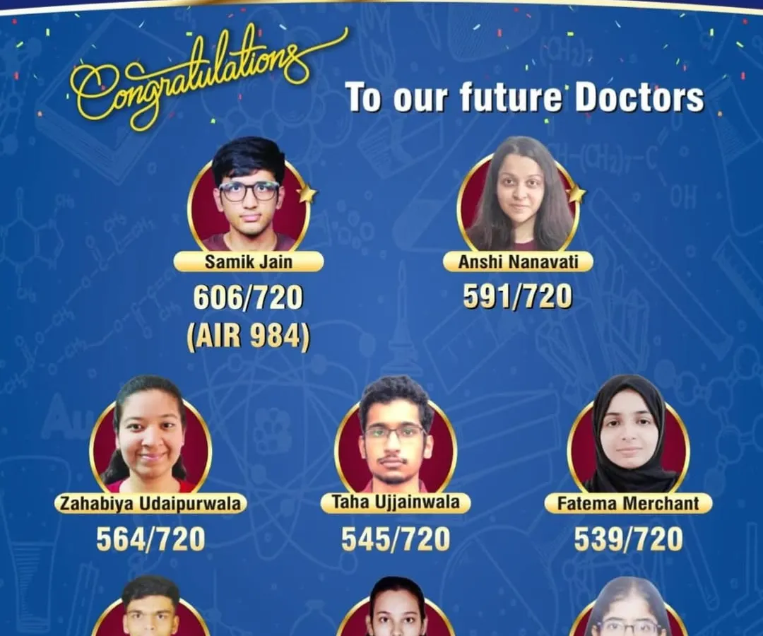 Our commitment to excellence extends to medical entrance exams, where our students consistently achieve top scores in NEET. We guide our future doctors with a curriculum that builds a strong conceptual foundation, preparing them to secure admission to premier medical colleges.
