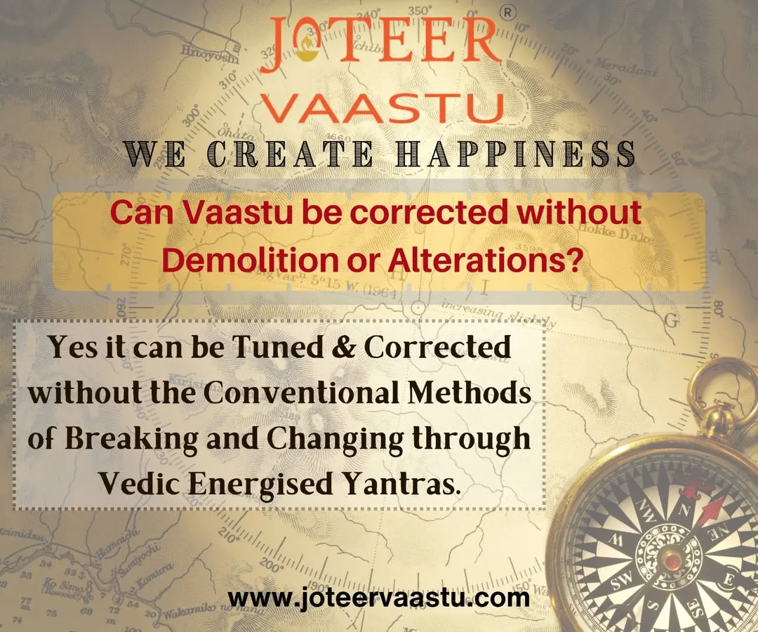 Many believe that Vaastu correction requires breaking down walls, but this is a myth. We use the ancient wisdom of Vedic science to tune and correct your space's energy through powerful, energized Yantras, ensuring your property remains completely intact.