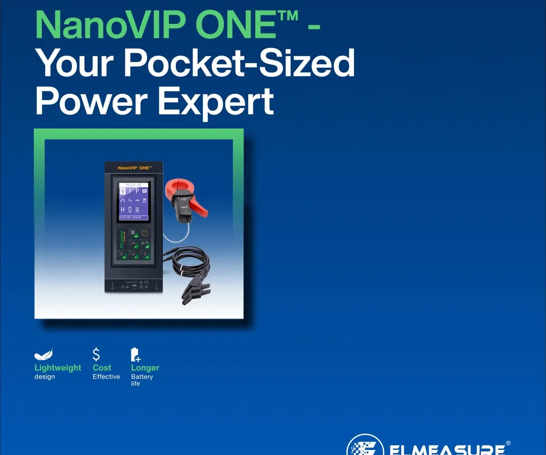 For quick diagnostics and on-the-spot troubleshooting, we offer the NanoVIP ONE. This pocket-sized power expert is a lightweight and cost-effective portable power analyzer, perfect for maintenance engineers who need reliable data on the go.