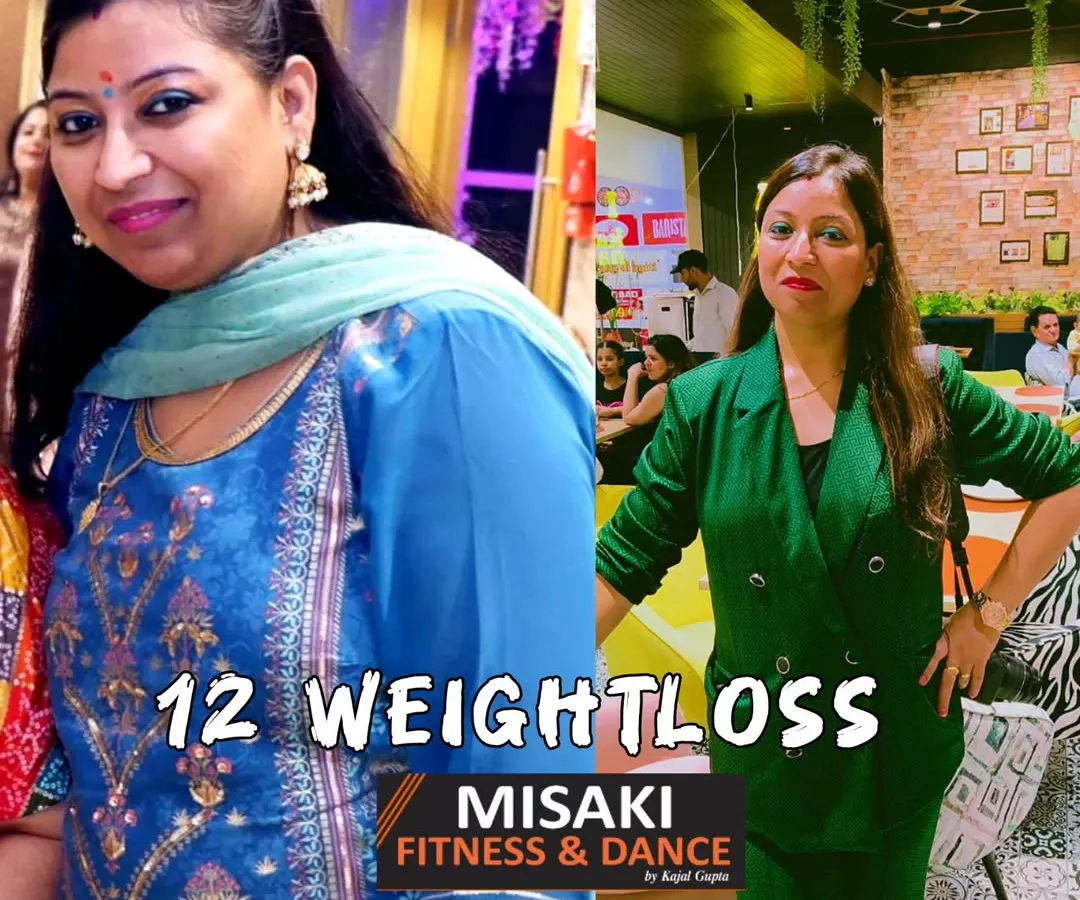 This is what consistency and the right guidance can do. This incredible 12 kg weight loss transformation is a result of our balanced diet plans and fun, regular workouts. I am so proud of her dedication.