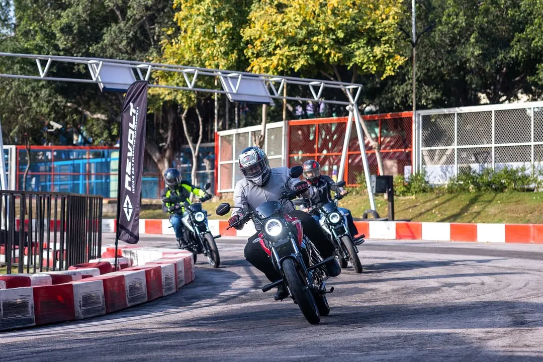 Freezing a high-speed moment at the Revolt Motors RV blazeX launch. My event photography specializes in capturing dynamic action shots that convey the energy and excitement of your product launch.