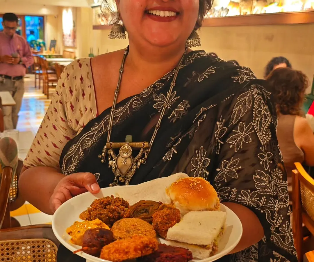Here I am, in my element! Nothing makes me happier than sharing a plate of food made with love. This is the joy I bring to every supper club and catering event.