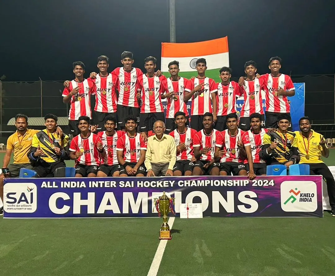 This is what we work for. My SAI STC Bangalore team, crowned champions at the All India Inter SAI Hockey Championship. This victory was earned through relentless hard work and dedication.