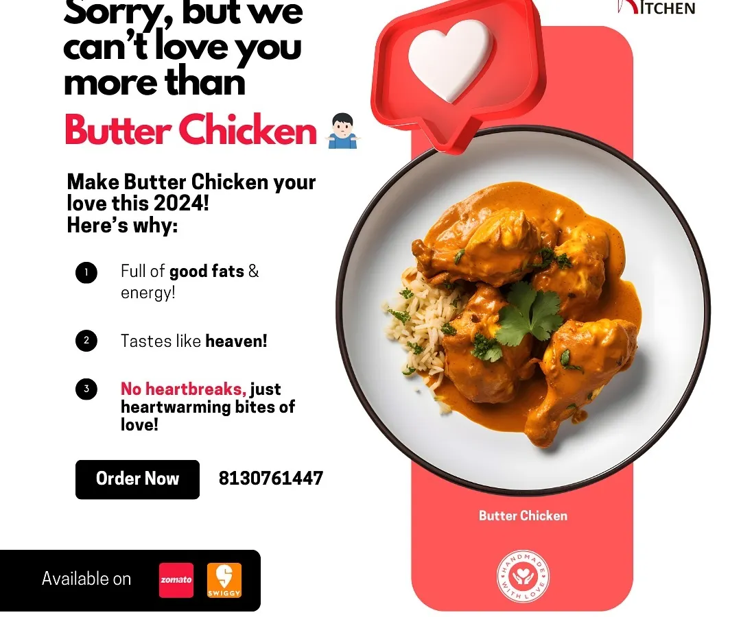 My Butter Chicken is pure comfort food. I make it rich and creamy, but not heavy, so it tastes just like the heavenly version you dream of, without any artificial additives.