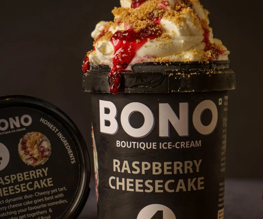 A perfect scoop of Raspberry Cheesecake ice cream for Bono. My product photography focuses on capturing texture and honest ingredients, creating images that are perfect for social media campaigns, menus, and delivery app listings.